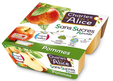 Pommes Sans Sucres Ajoutés - Charles & Alice