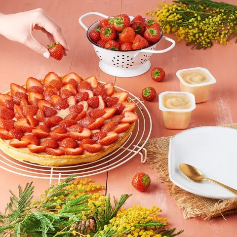 Tarte aux fraises & pommes bananes vanille - Charles&Alice